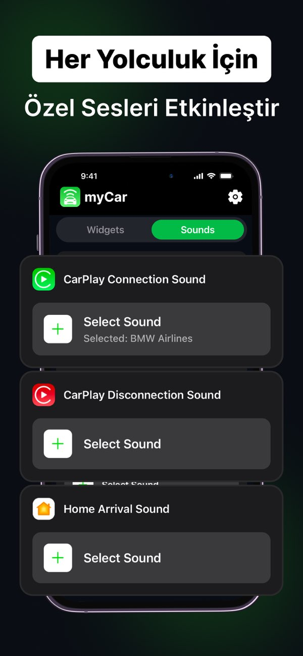myCar: Car Widgets & Dashboard Resimleri