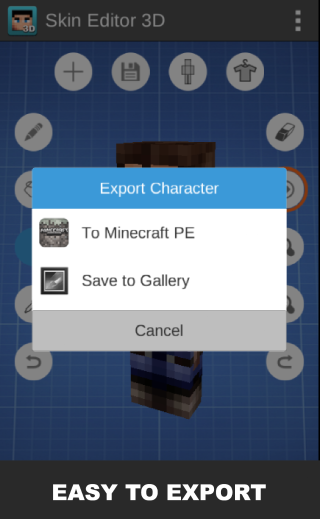 Skin Editor 3D for Minecraft Resimleri