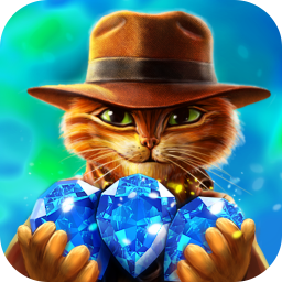 Android Indy Cat Match 3 ikonu