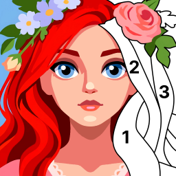 Android Gallery: Color by number game ikonu