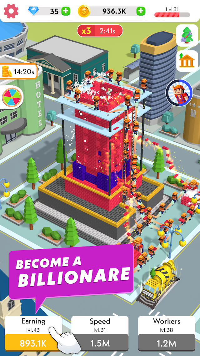 Idle Construction 3D Resimleri