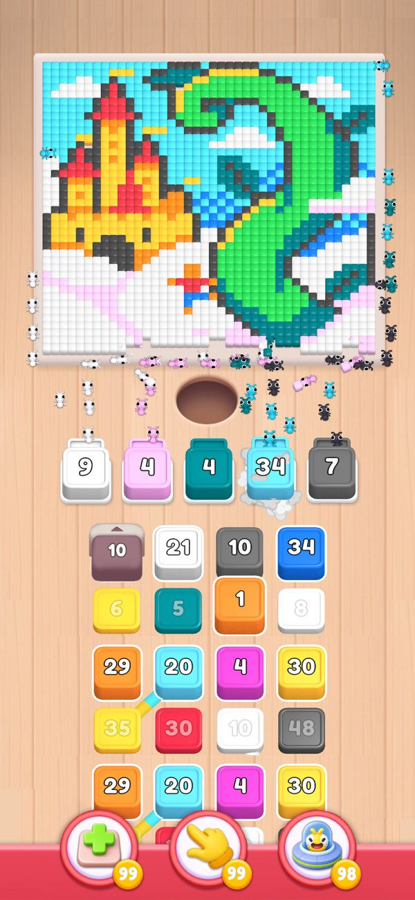 Food Hunt: Pixel Puzzle Resimleri
