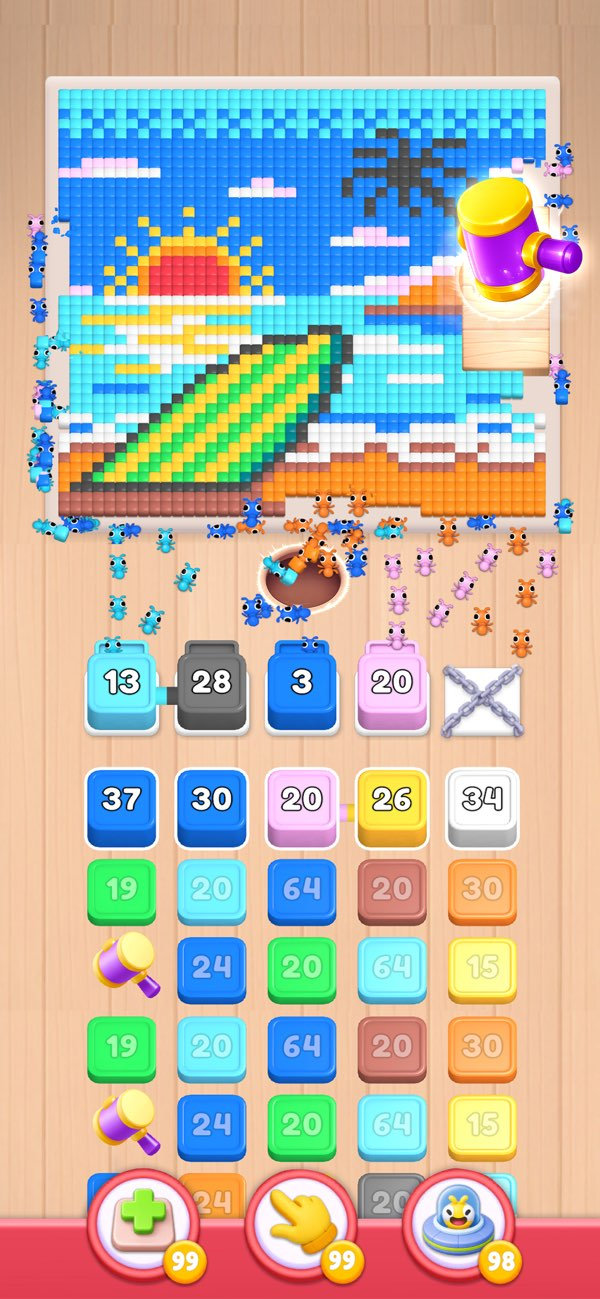 Food Hunt: Pixel Puzzle Resimleri