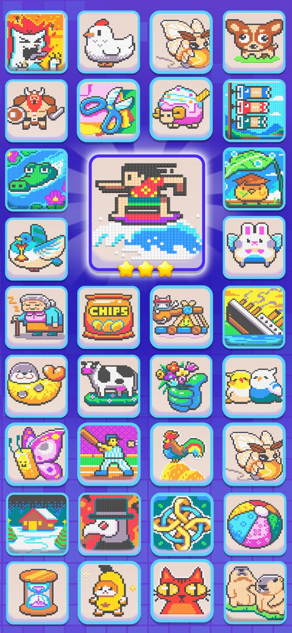 Food Hunt: Pixel Puzzle Resimleri