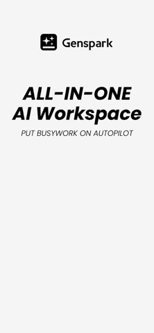 Genspark AI Workspace Resimleri