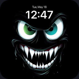 iPhone & iPad Scary Smile Live Wallpaper ikonu