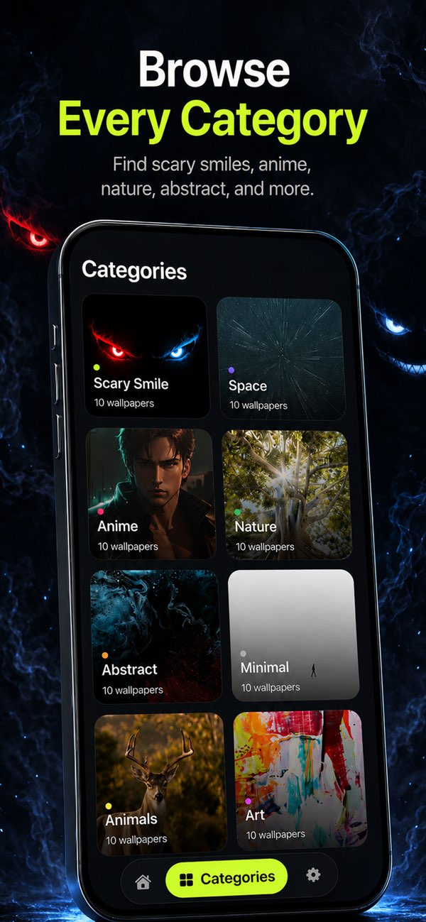 Scary Smile Live Wallpaper Resimleri
