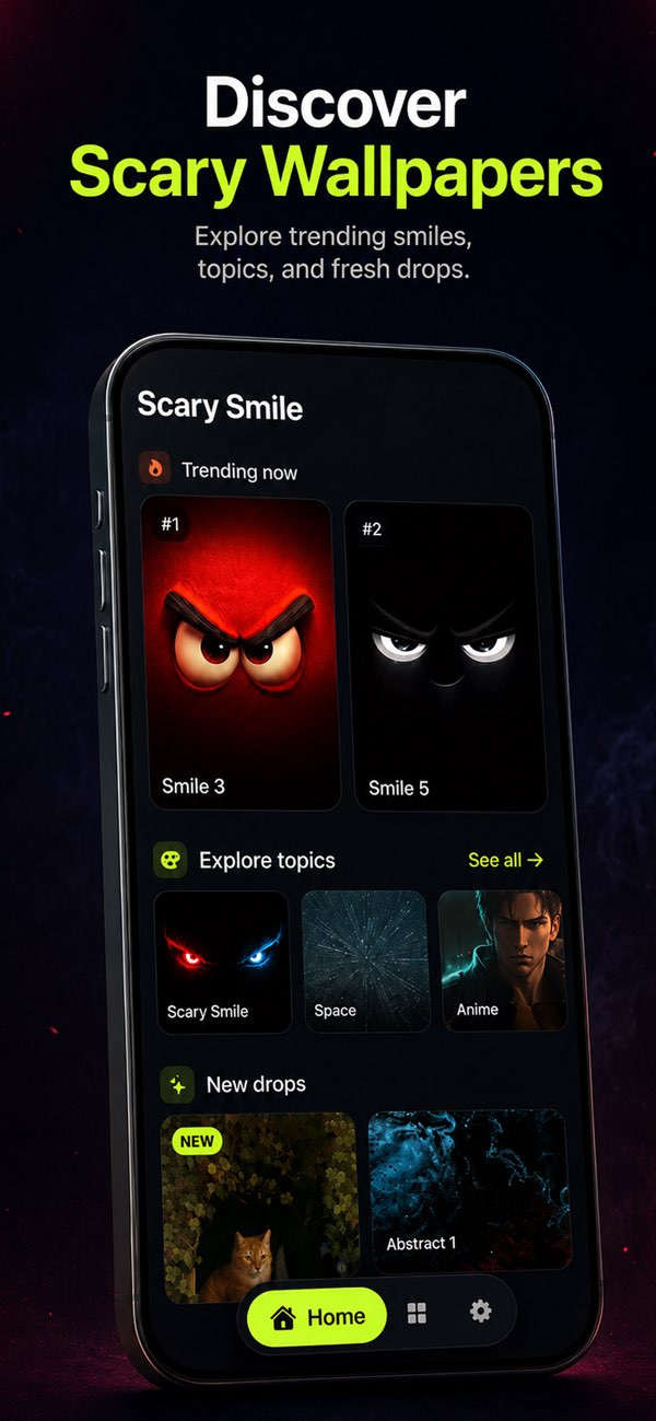 Scary Smile Live Wallpaper Resimleri