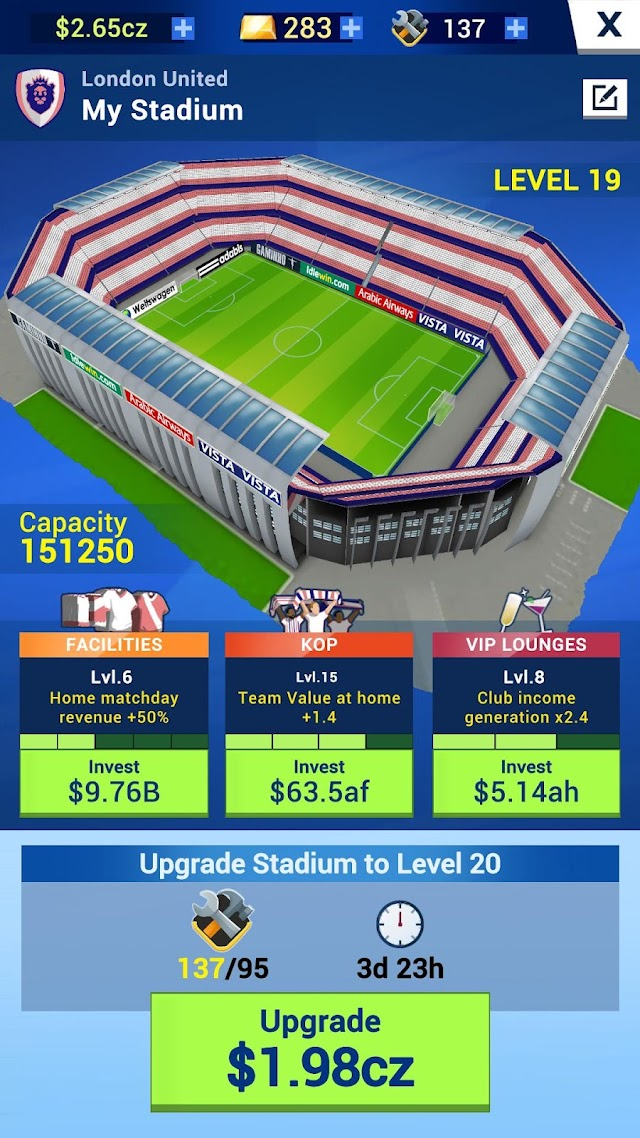 Idle Eleven - Football tycoon Resimleri