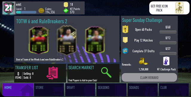 NT 21 Draft + Pack Opener Resimleri