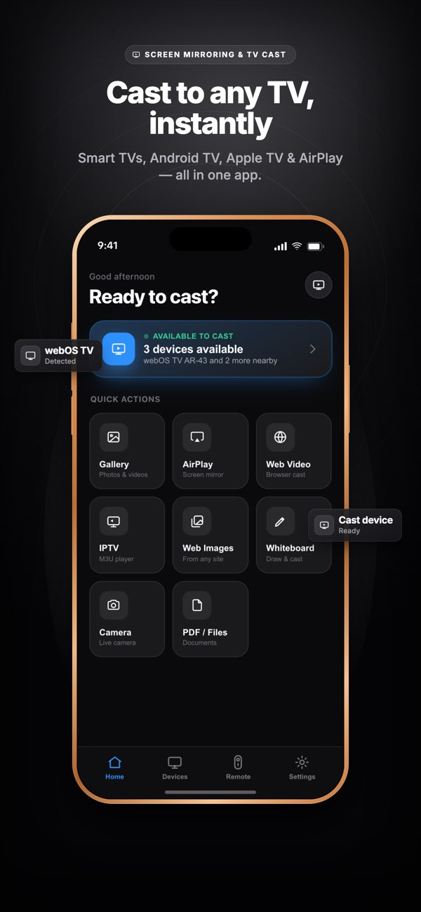 Screen Mirroring & CastConnect Resimleri