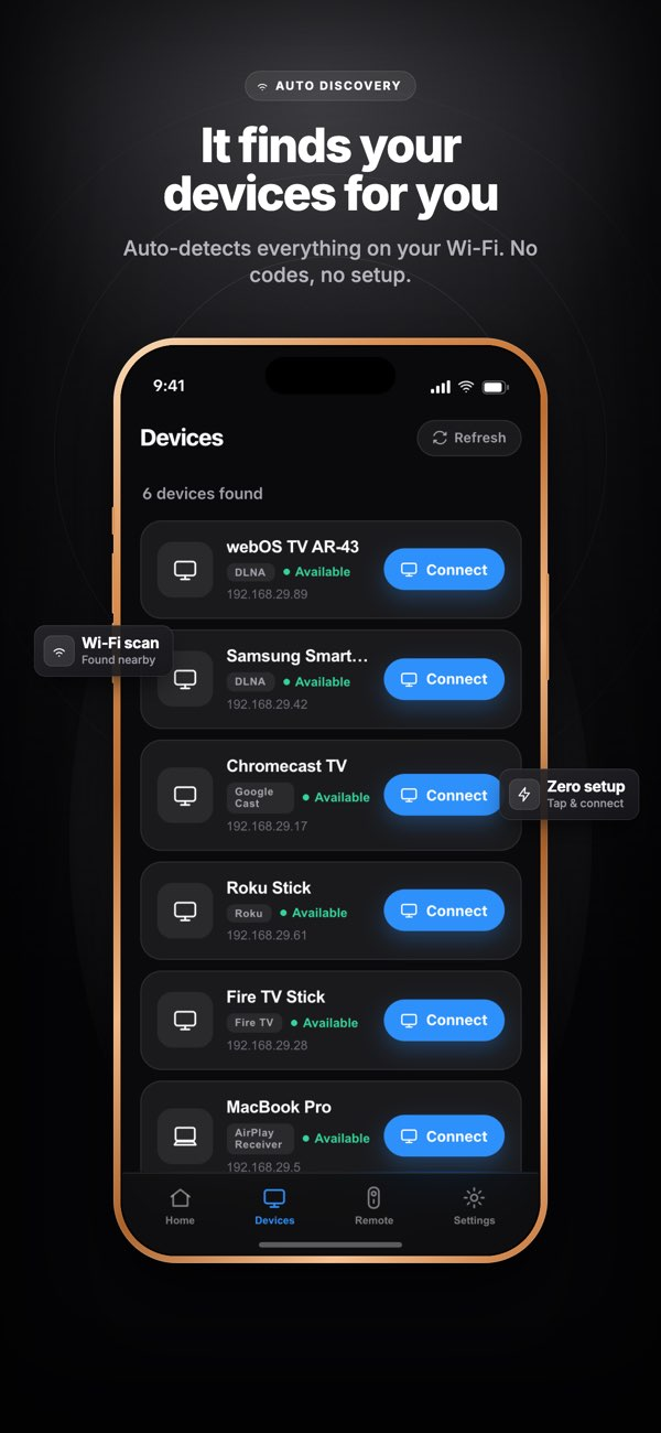 Screen Mirroring & CastConnect Resimleri