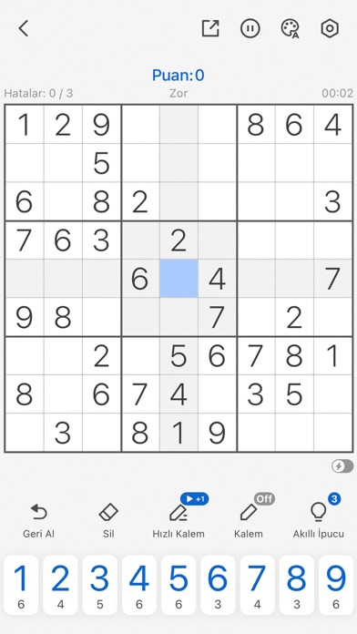 Sudoku - Klasik Sudoku Resimleri