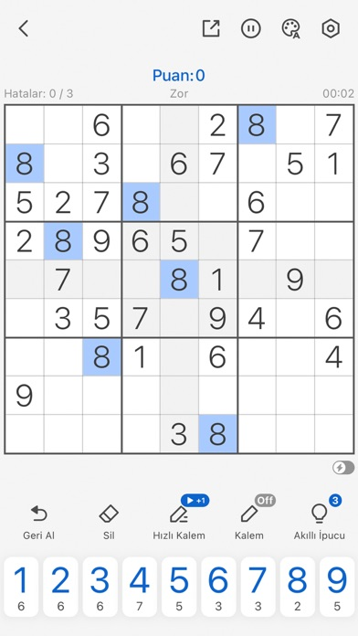 Sudoku - Klasik Sudoku Resimleri