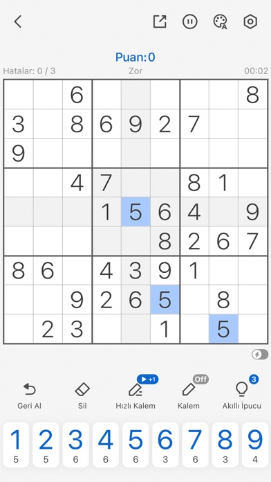Sudoku - Klasik Sudoku Resimleri