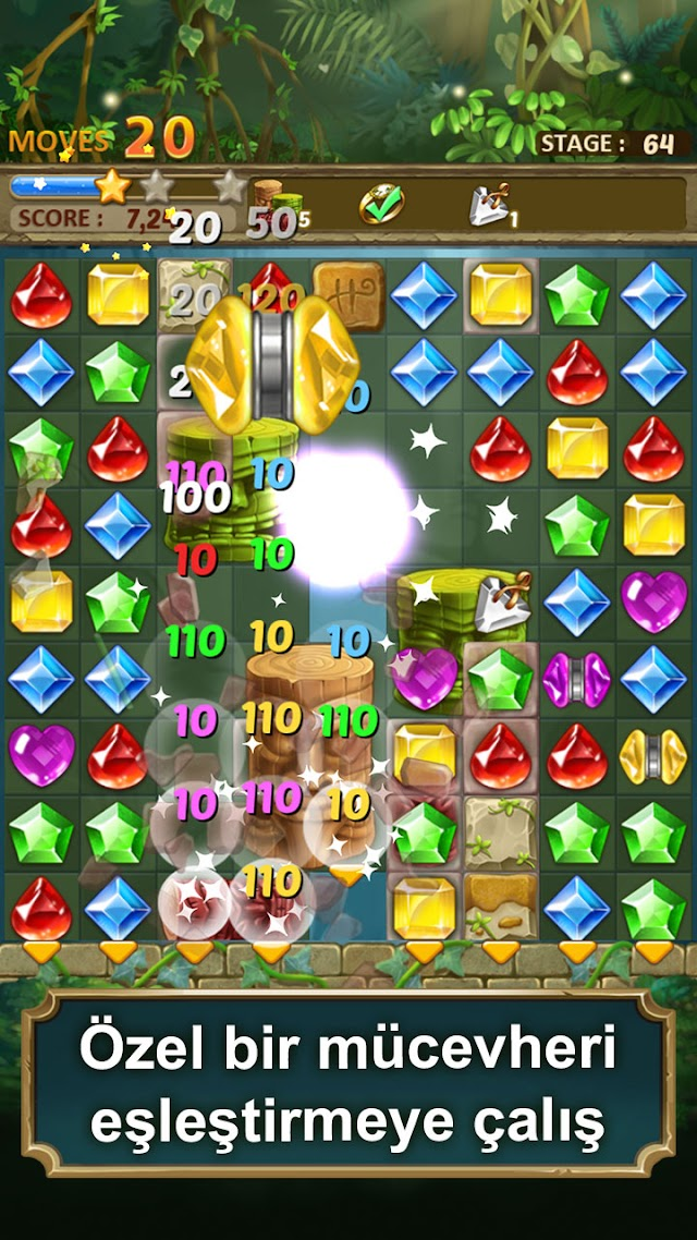 Jewels Jungle : Match 3 Puzzle Resimleri