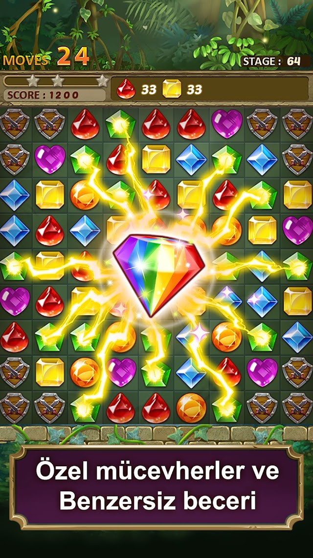 Jewels Jungle : Match 3 Puzzle Resimleri