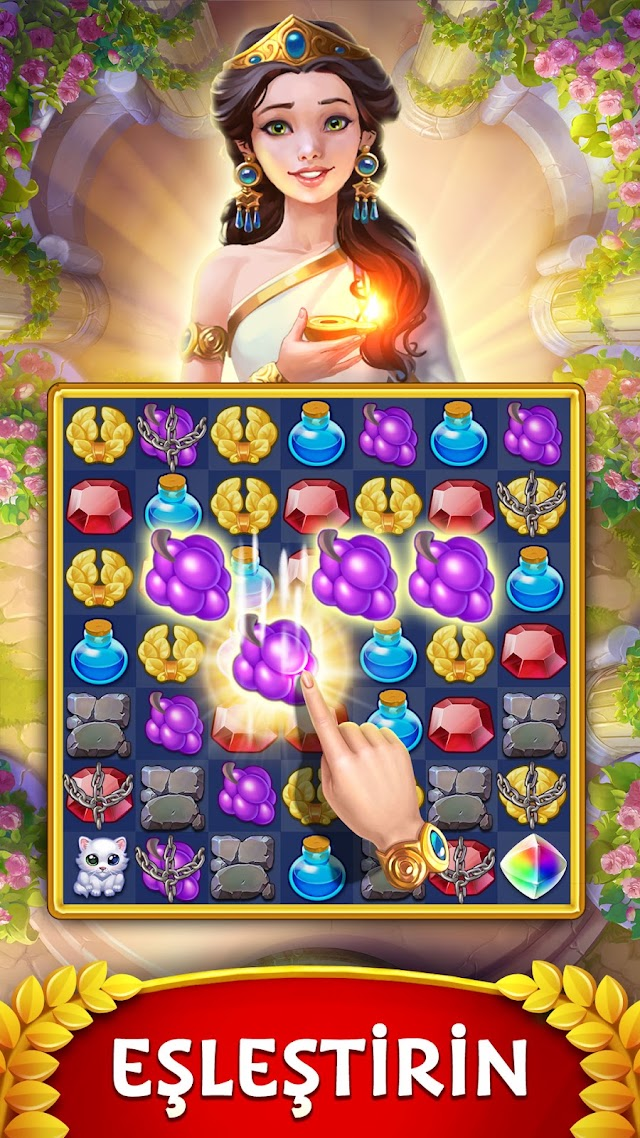 Jewels of Rome 3'lü eşleştirme Resimleri