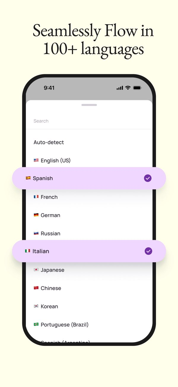 Wispr Flow: AI Voice Keyboard Resimleri
