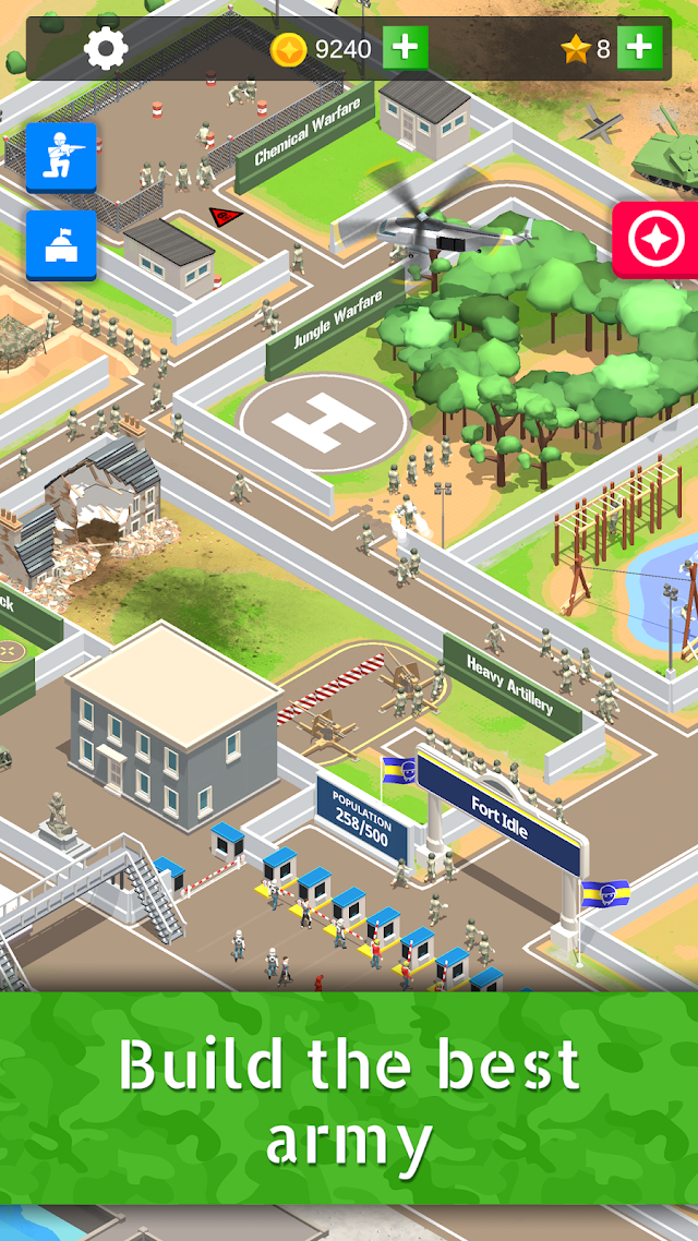 Idle Army Base: Tycoon Game Resimleri