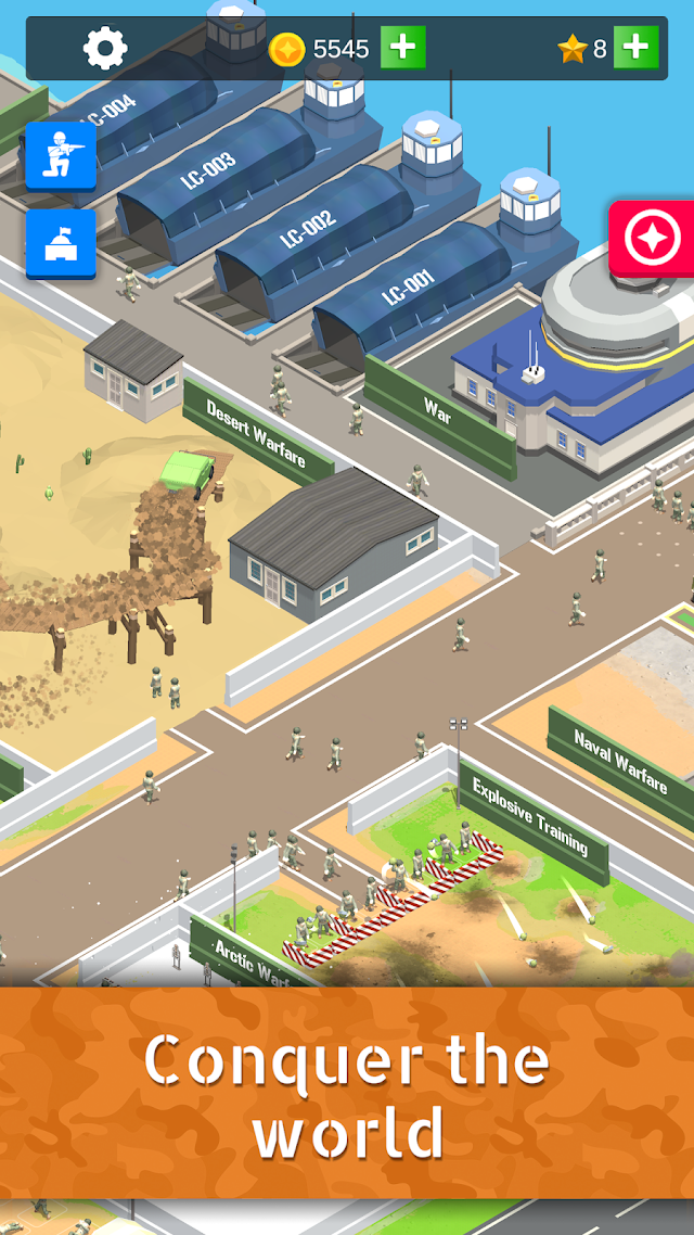 Idle Army Base: Tycoon Game Resimleri