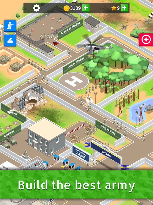 Idle Army Base: Tycoon Game Resimleri