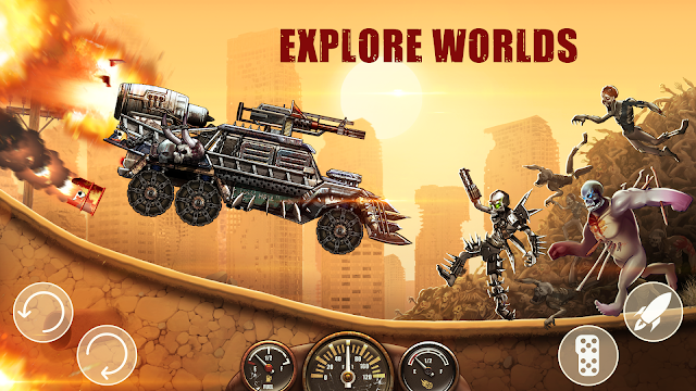 Zombie Hill Racing: Earn Climb Resimleri