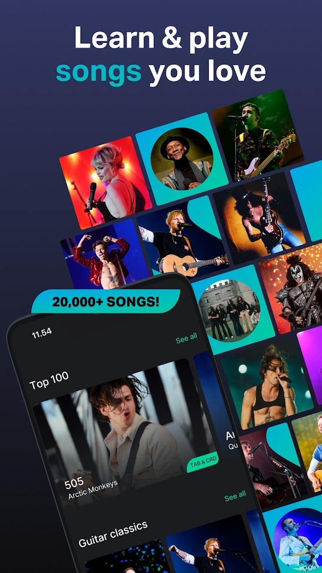 GuitarTuna: Tune & Play Guitar Resimleri