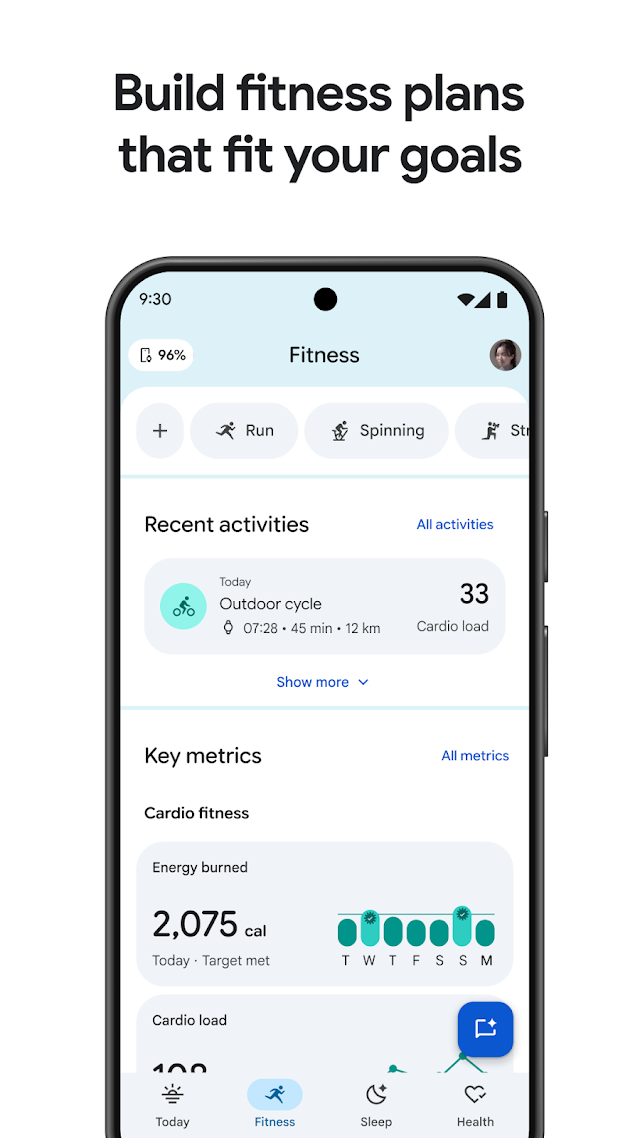 Google Health (Fitbit) Resimleri