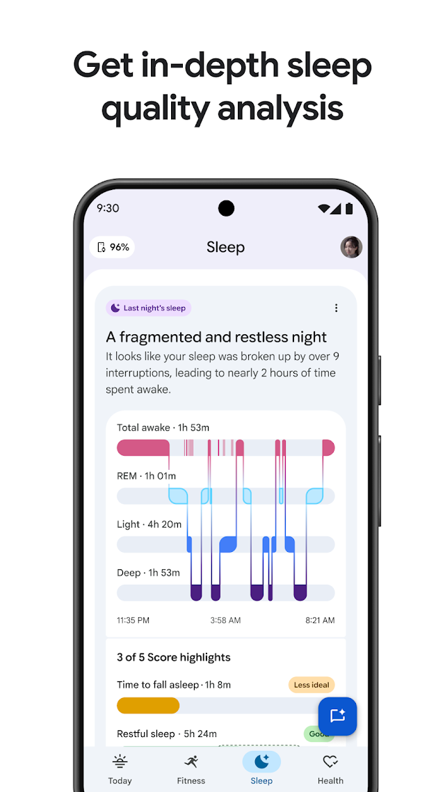 Google Health (Fitbit) Resimleri