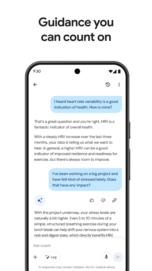 Google Health (Fitbit) Resimleri