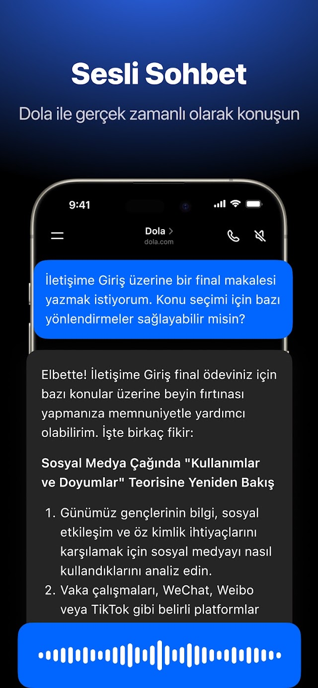 Dola: Akıllı AI Asistanı Resimleri