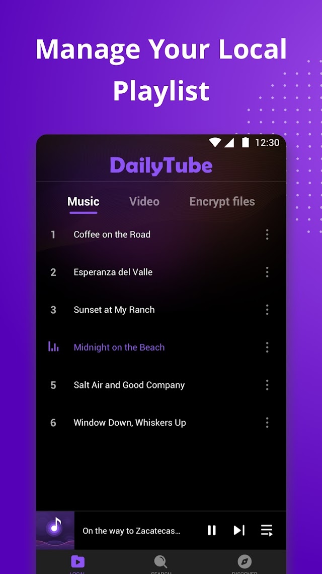 DailyTube - Media Player Resimleri