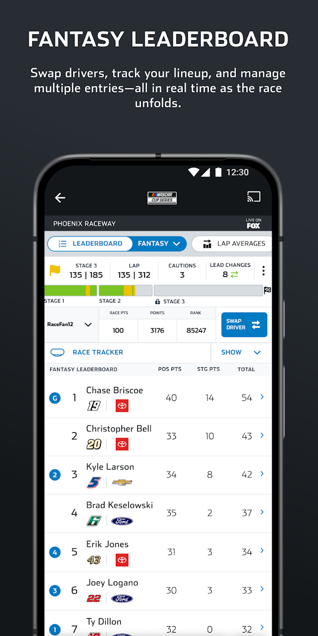 NASCAR MOBILE Resimleri