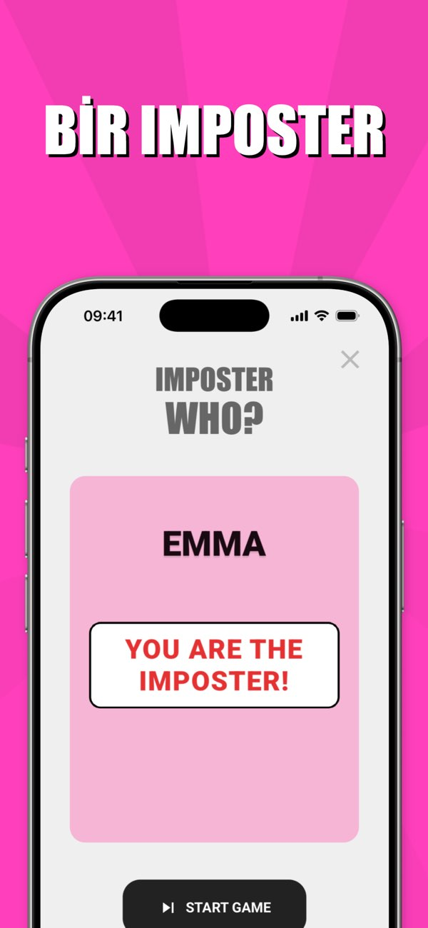 Imposter Who? - Kelime Oyunu Resimleri