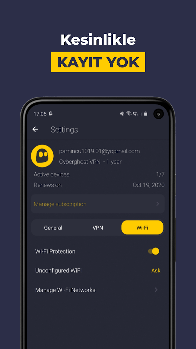 CyberGhost VPN: G�venli WiFi Resimleri