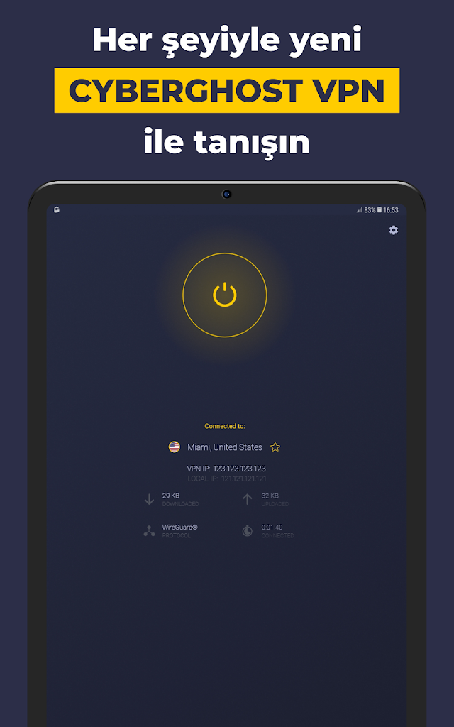 CyberGhost VPN: G�venli WiFi Resimleri