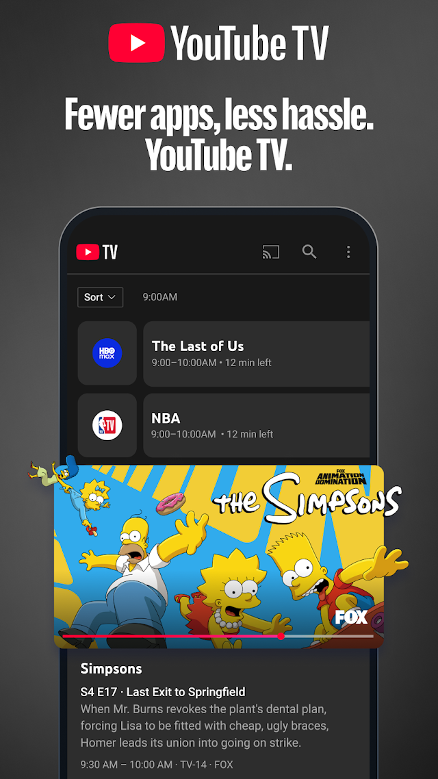 YouTube TV: Live TV & more Resimleri