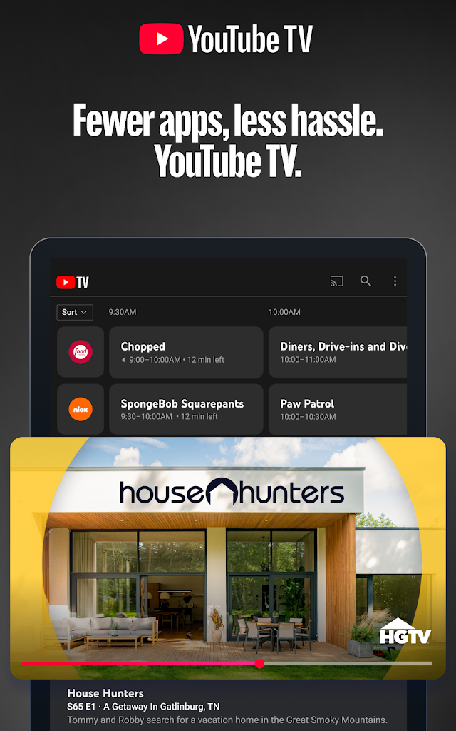 YouTube TV: Live TV & more Resimleri
