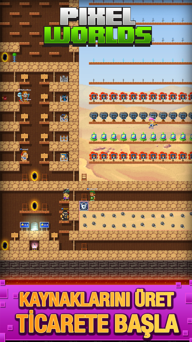 Pixel Worlds: MMO Sandbox Resimleri