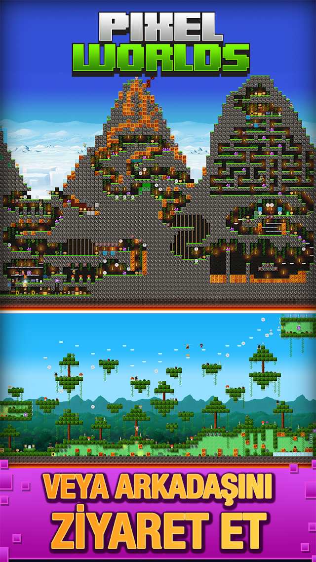 Pixel Worlds: MMO Sandbox Resimleri