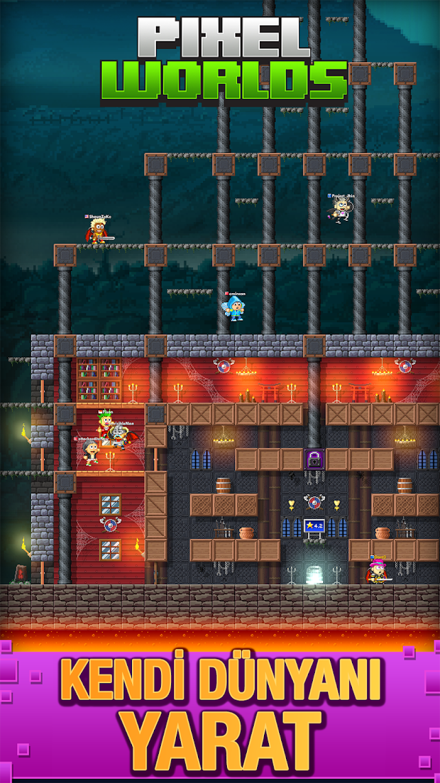 Pixel Worlds: MMO Sandbox Resimleri
