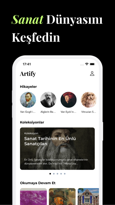 Sanat Tarihi ��ren - Artify Resimleri