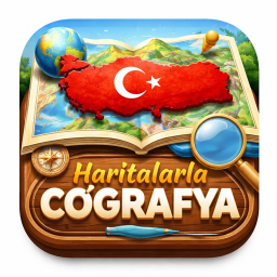 iPhone & iPad Haritalarla Co�rafya ikonu