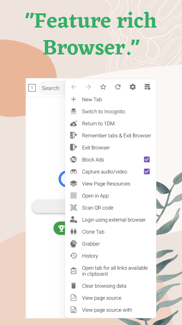 1DM: Browser & Video Download Resimleri