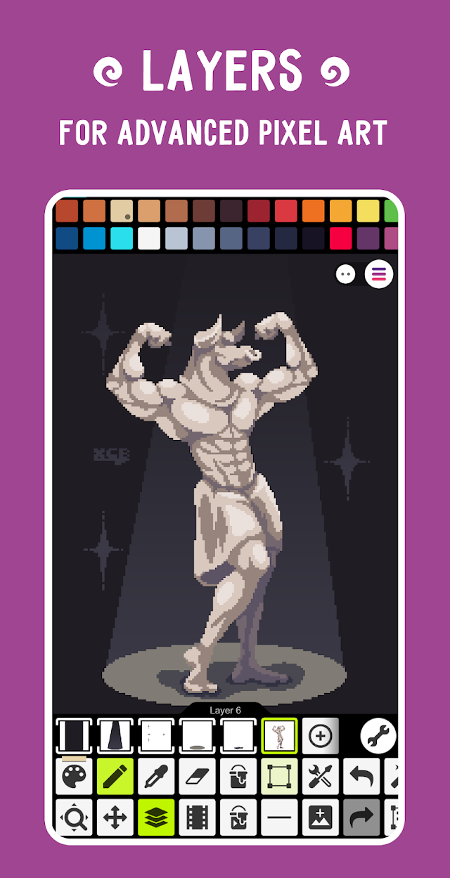 Pixel Studio: pixel art editor Resimleri