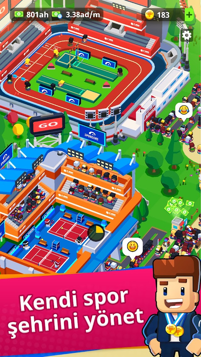 Sports City Tycoon: Idle Game Resimleri