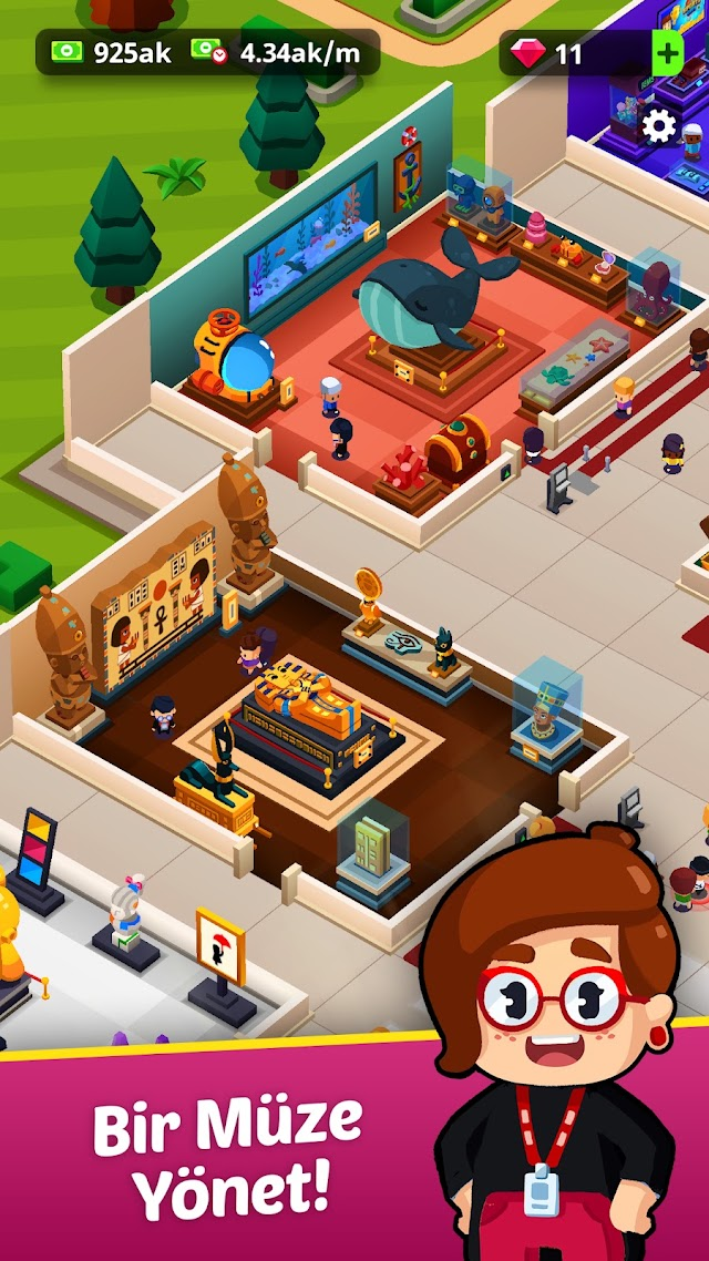 Idle Museum Tycoon: Art Empire Resimleri
