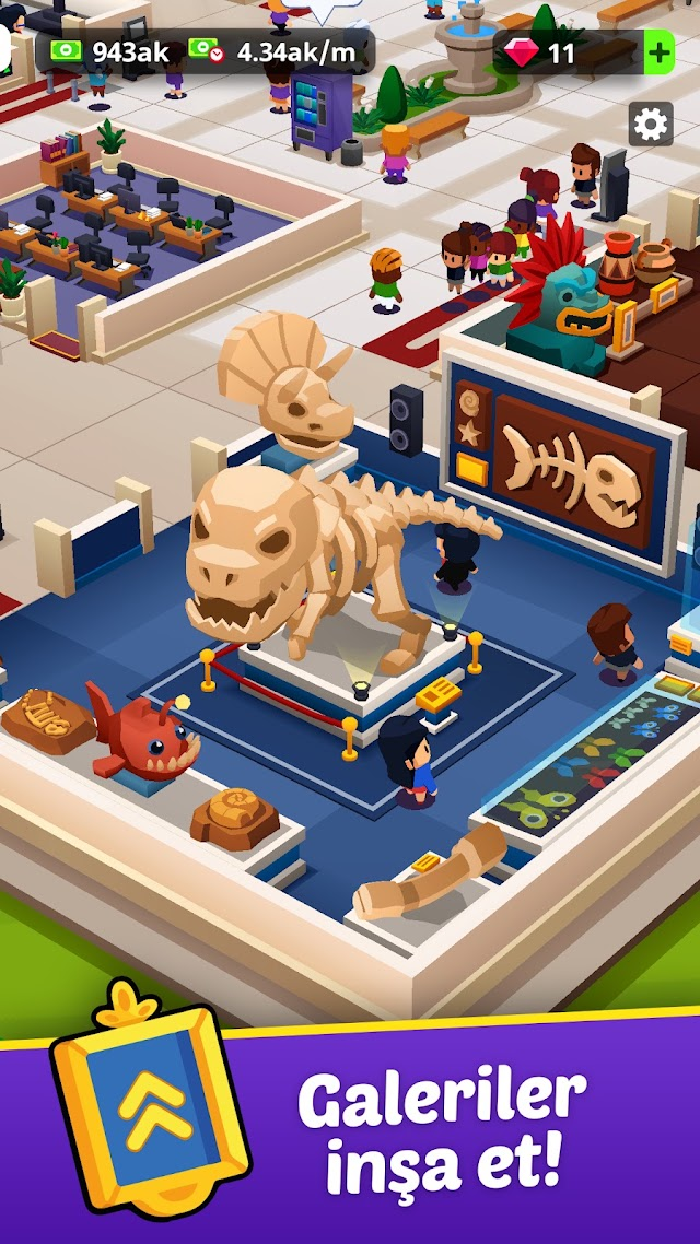 Idle Museum Tycoon: Art Empire Resimleri
