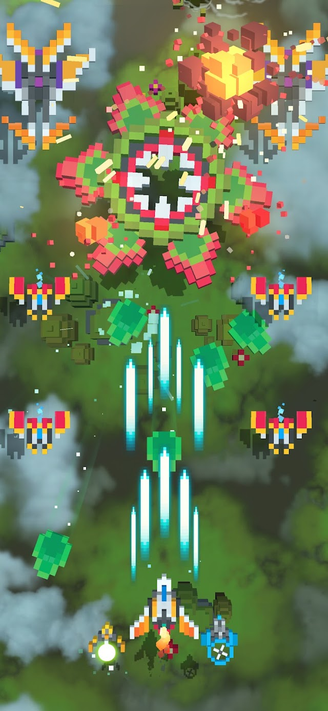 Sky Wings: Pixel Fighter 3D Resimleri